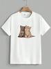 Cute Kittens T-Shirt Graphic Cat Lover Pet Animal Lover Tee Casual Cotton Unisex 2