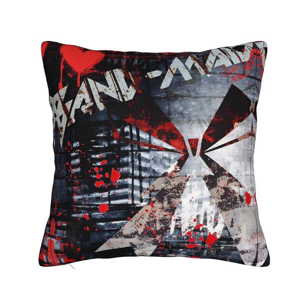 Band Maid Girls Rock Square Pillow Case Cushion Covers Awesome Zipper Decorative Pillowcase for Sofa xcm