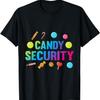 Candy Land Costumes Adult Candy Land Tee Candy Security T-Shirt2