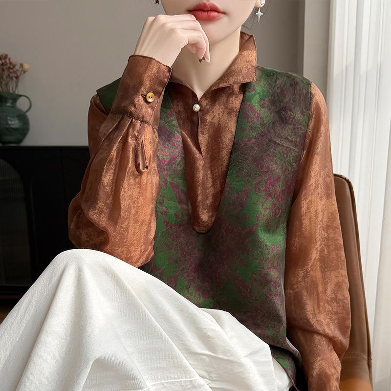 Spring and Summer New Design Traditional Chinese Style Deep V-neck Jacket for Women, Embroidered, Sleeveless, Layered Blazer