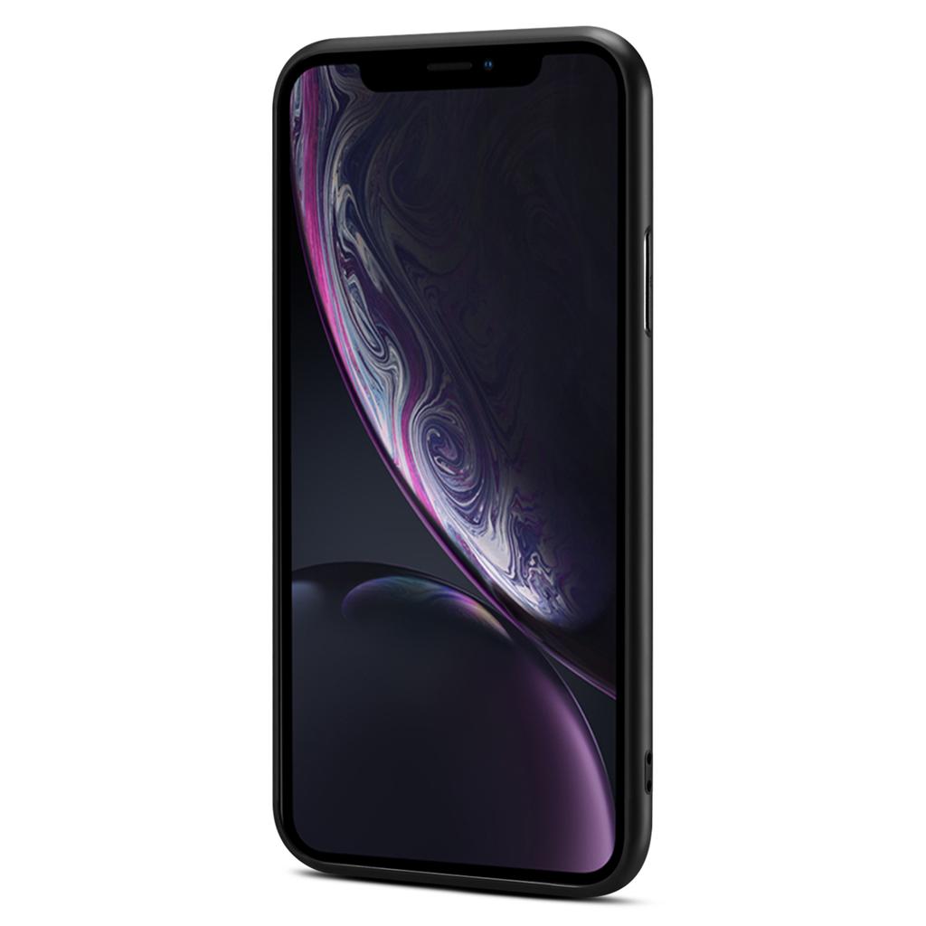 For iPhone X/XS Cell Phone Case Crocodile Textured PU Leather+PC+TPU Back Cover