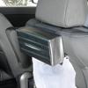 Napolex Tissue Case Sun Visor/Headrest/Armrest Easy Installation Can Also Hang Plastic Bags Genuine Leather Style Black Convenient Goods Car Supplies