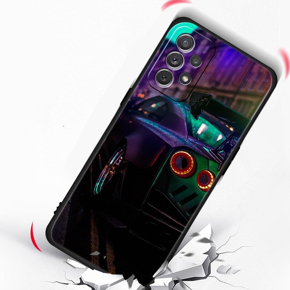 Blue Red JDM Sport Car Phone Case For Samsung Galaxy A17 A07 A55 A35 A25 A15 A05 A33 A31 A23 A21s A13 A41 A73 A53 A51 A71 Cover