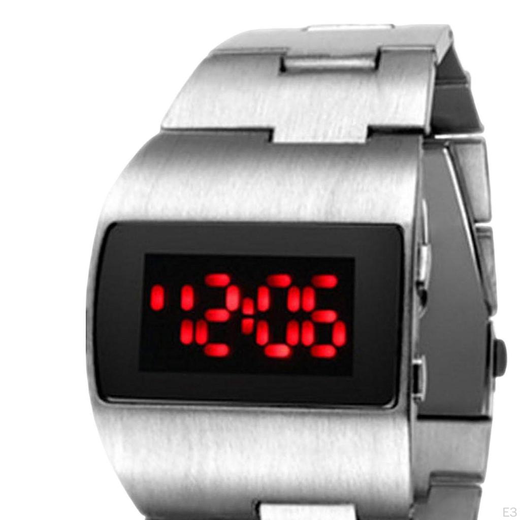 Digital Sports Watch LED Screen Novelty Multifunction Alloy Simple Date Wrist