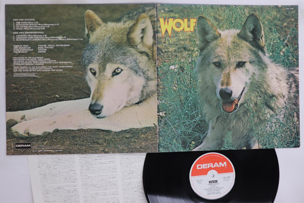 

LP Record DARRYL WAY S WOLF - Canis Lupus LAX1036 DERAM 1976 Japan Rock Used