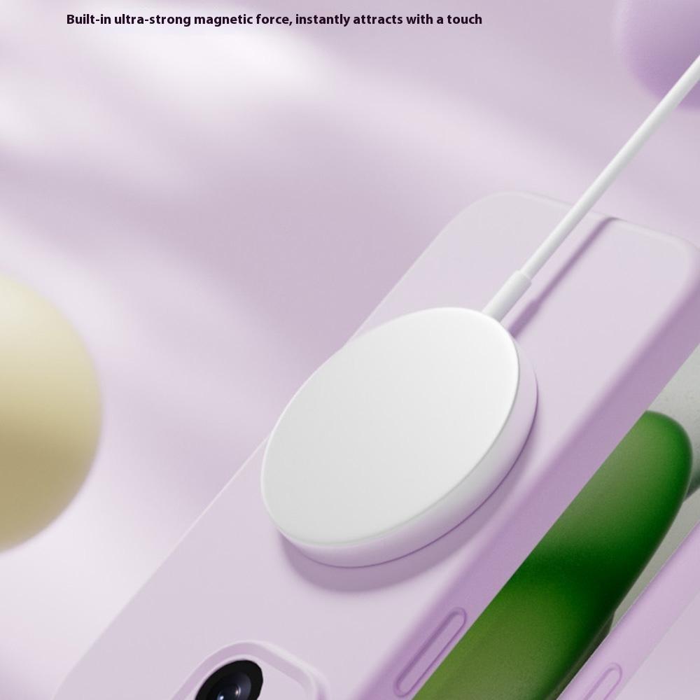 YCADEN Etui na iPhone 15 Kompatybilne z MagSafe Precyzyjne wycięcia TPU Pokrowiec na tył telefonu