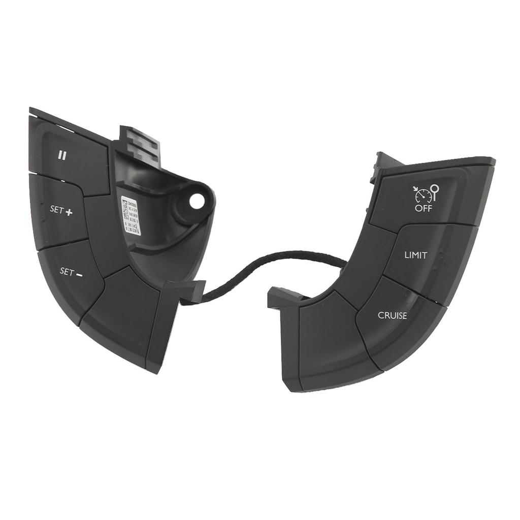 Steering Wheel Control Switch Button 4112QK Multifunction Car Accessories Replacement for Peugeot 508 508SW 2011‑2018