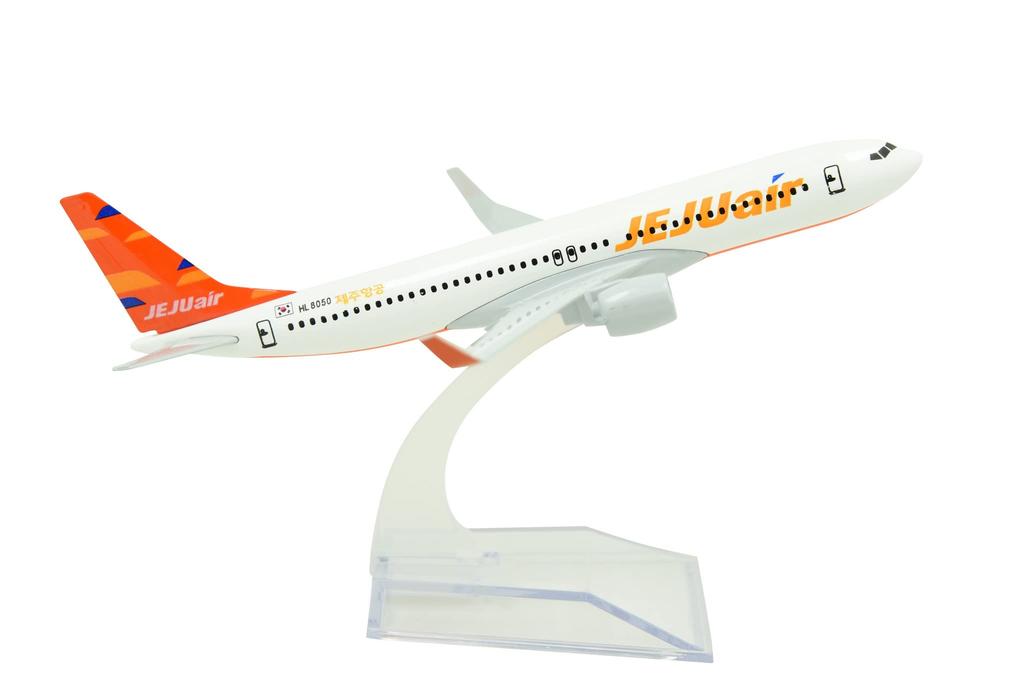 TANG DYNASTIE 16cm Jeju Air B737 Legierung Flugzeugmodell Spielzeug 1/400