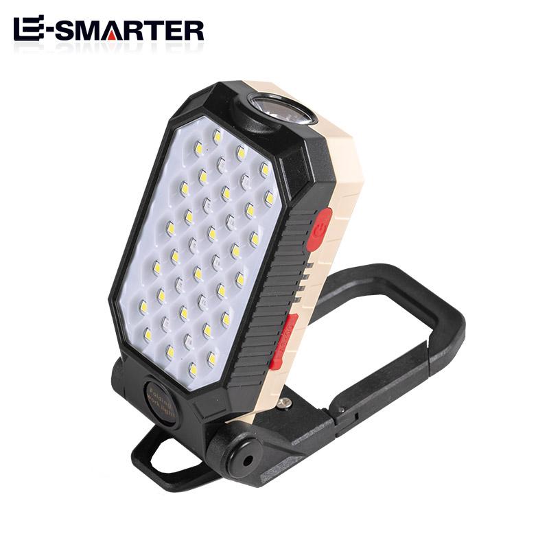 ESMARTER COB Portable Work Light USB Rechargeable Emergency Repair Light Mobile Light Source Flashlight 3