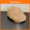 Simple Suede Cap With Short Brim For Casual Wear And Sun Protection