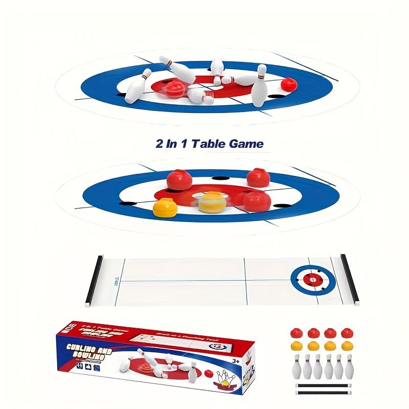 1 коробка настольный игровой набор Настольный керлинг Многопользовательская игра Керлинг — фото 4