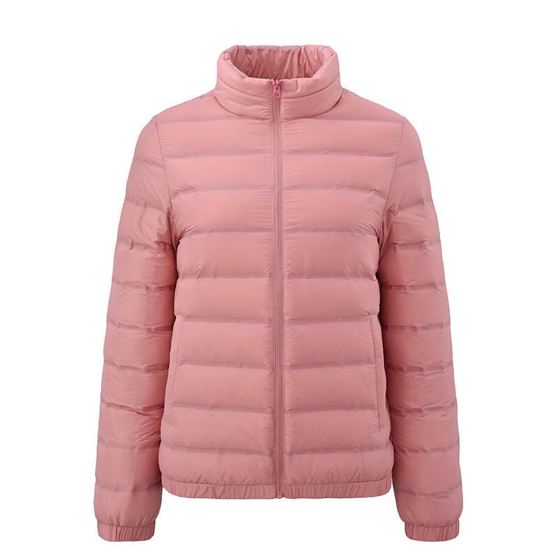 Women s Lightweight Korean Style Stand Collar Down Jacket M