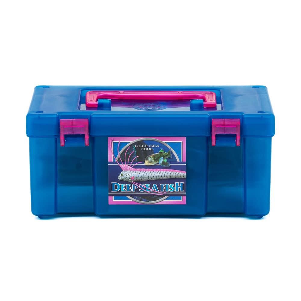 Calorata 3D Fish Figures Species Includes Realistic Toy Birthday Gift Sanitation Law Realistic Figure Box Gift Deep-Sea (7 / Instructions)