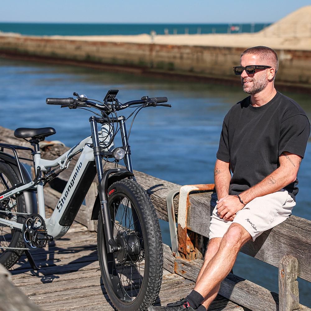 Shengmilo S600 2000W Electric Mountain Bike - 48V Samsung Battery, Hydraulic Brakes, 26" Fat Tyres, 45 Km/h, for Commuting & Off-Road