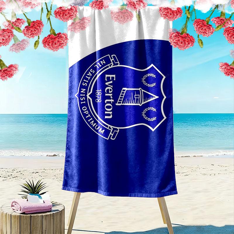 Everton Print Beach Towel, Large Soft Quick Dry Towel for Beach Camping Swimming