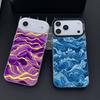 Interesting patterns phone case for iPhone 17 17Air 16 15 14 13 12 11 Pro Max Plus Colorful Silver