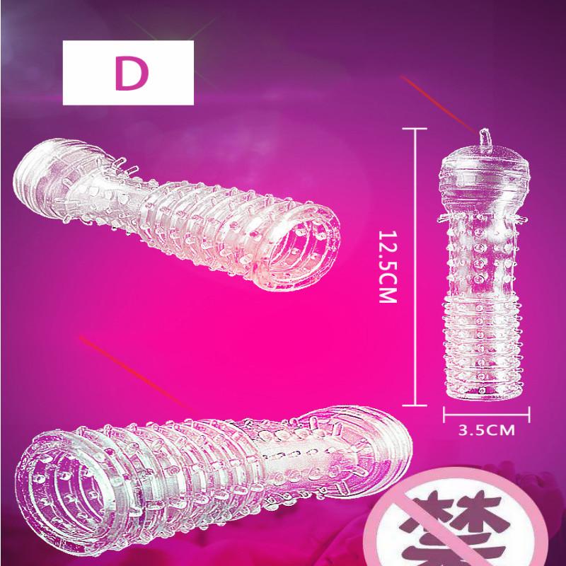 Transparent crystal wolf tooth set, crystal set, particle set, penis set, irregular wolf thorn set, adult sexual