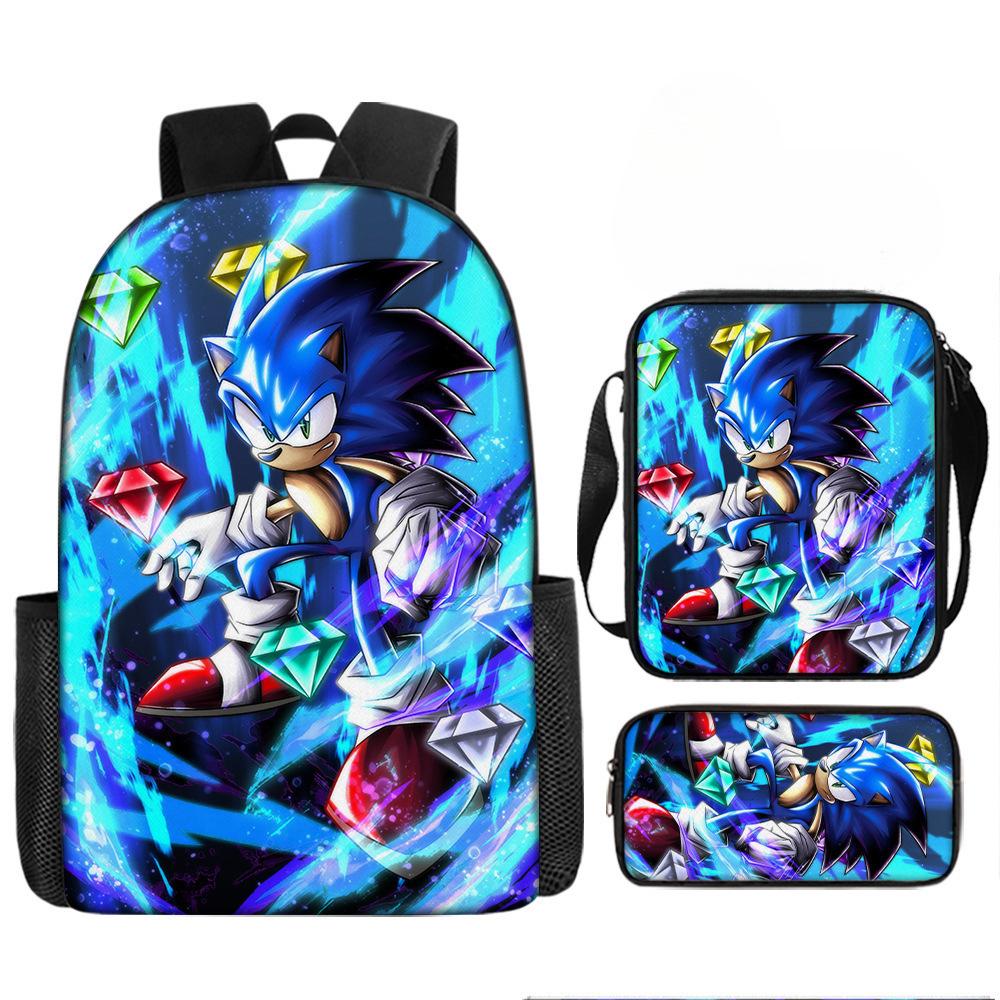 School Bag Elementary School Student Lightweight Large-Capacity Ridge Backpack Cartoon Animation Backpack Pencil case