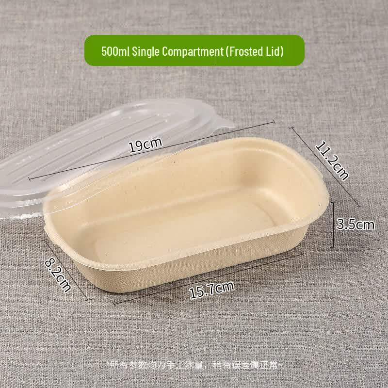 Hanyou 500ml Biodegradable Bagasse Food Containers