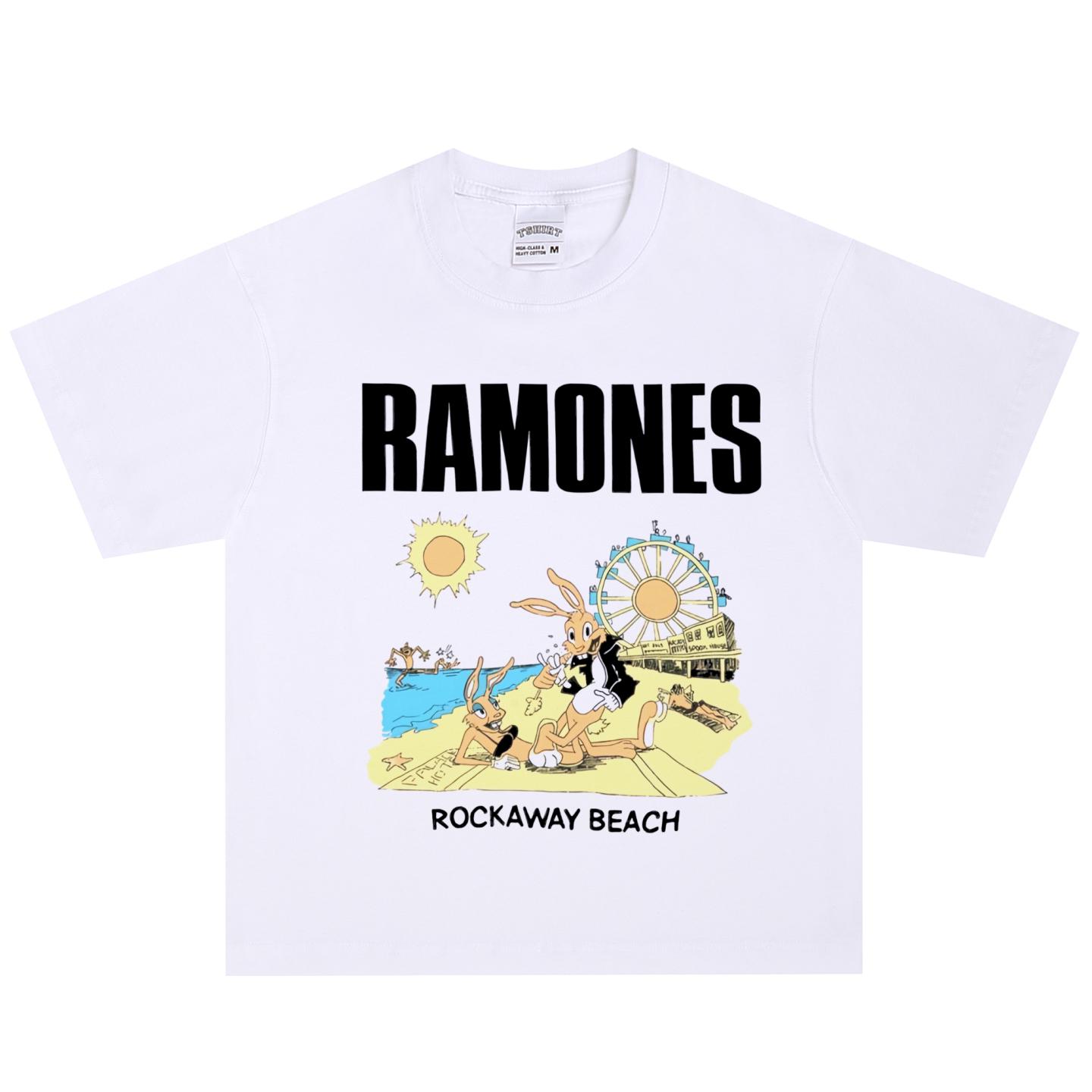 Ramones T-Shirt, Soft Fabric Casual Daily Wear L