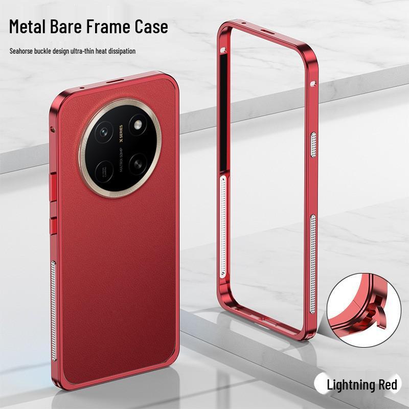 Honor X80 Pro Max Aluminum Frame Phone Case - Heat Dissipation, Drop Protection, Bare Metal Feel, Fashionable Design