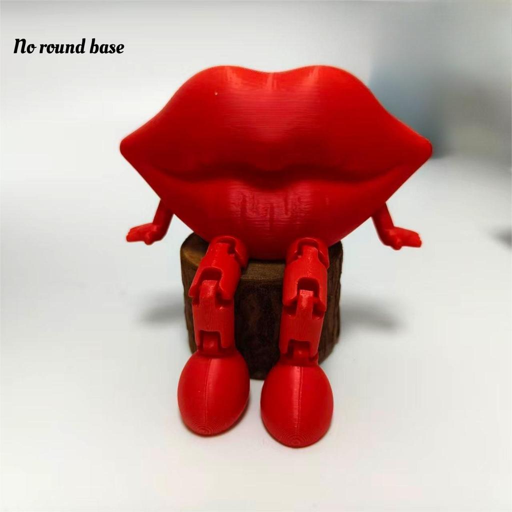 1pcs Valentine's Day Small Gift Rose Figurines 3D Printed Toys Dolls Ornaments Love High Beauty Handicrafts