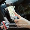 Gravidade suporte do telefone do carro clipe de ventilação ar sorriso rosto montagem celular suporte gps para iphone 12 pro max xiaomi samsung
