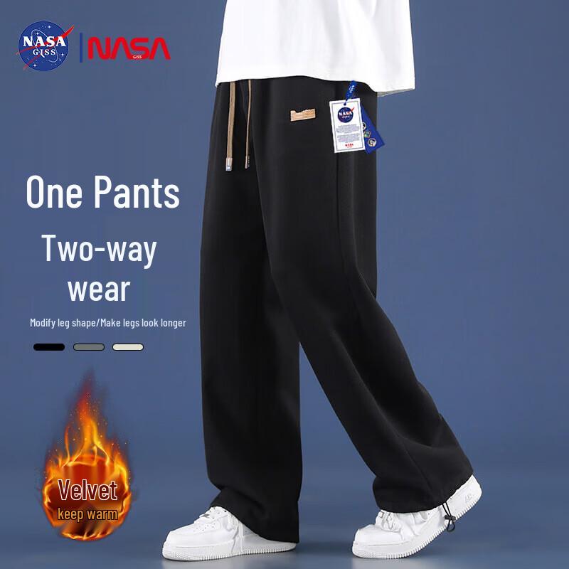 NASA GISS Men's Straight Fit Casual Trousers