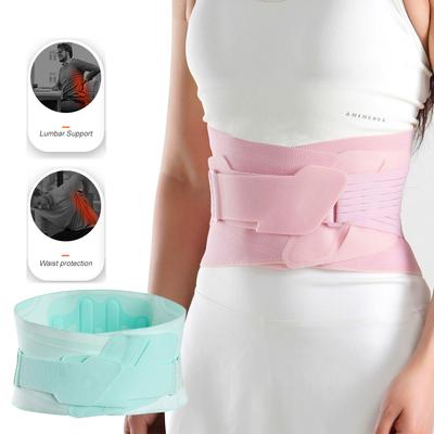 Back Support Brace Adjustable Lumbar Support Waist Wrap with Spring Stabilizers for Injury Herniated Disc Sciatica Scoliosis