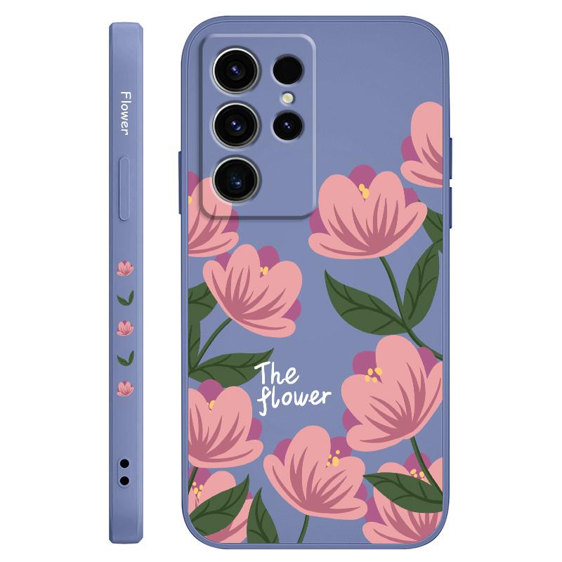 

Pink Primrose Phone Case For Samsung Galaxy S25 FE S24 S23 S22 S21 S20 S10 S10E Ultra Plus FE Note 20 Ultra Plus Cover Galaxy S10