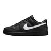 Nike Dunk Low Czarne Białe Swoosh Męskie Sneakersy IO7606-010