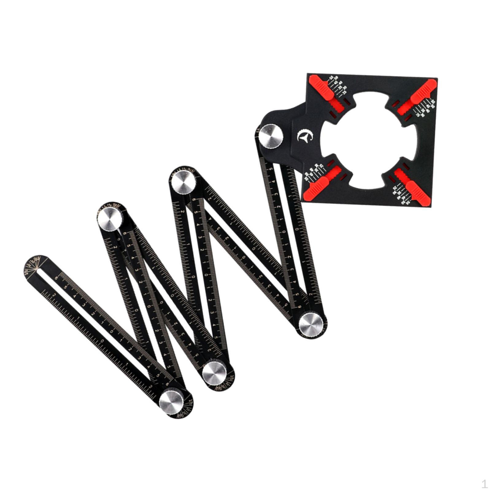 Multi Angle Measuring Ruler Tool Universal Aluminum