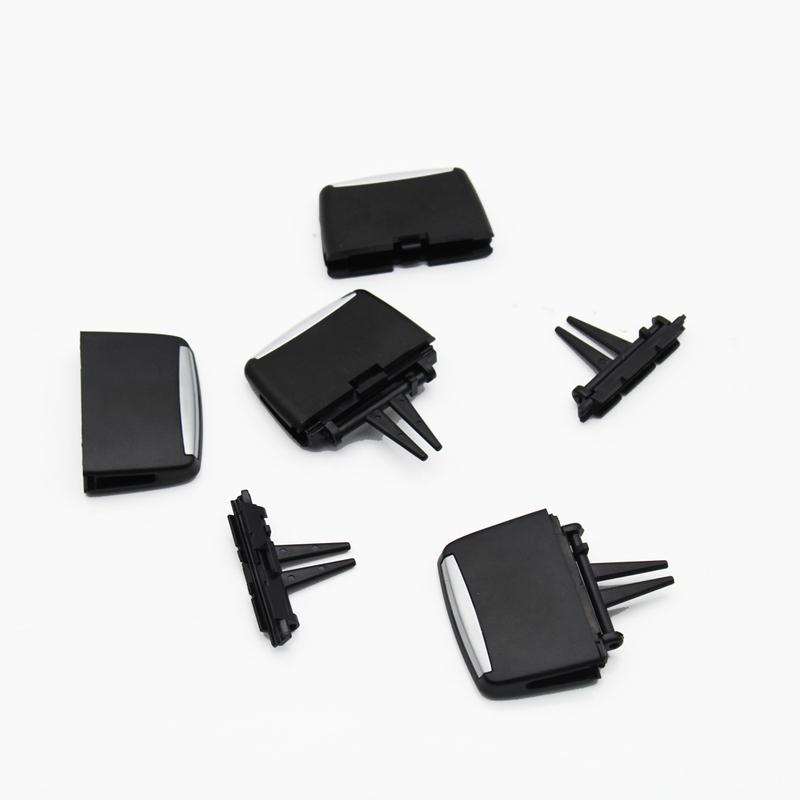 LHD RHD Front Rear Car Interior AC Air Conditioner Vent Grille Outlet Slider Clips Tab For BMW X5 E70 X6 E71 6422 6958 654