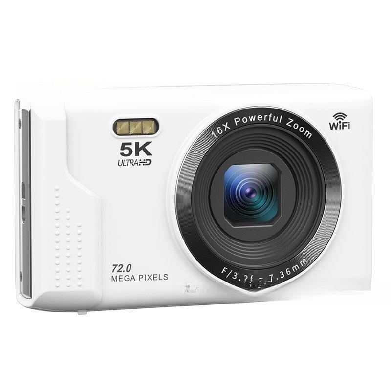 5K HD Digital Selfie Camera: Portable Beauty & Multi-language for Home & Parties