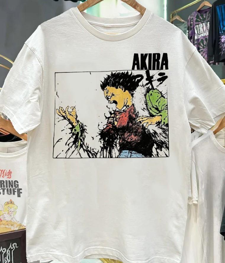 Akira Anime Vintage White T-shirt Classic Style Gift for Fan QT2835