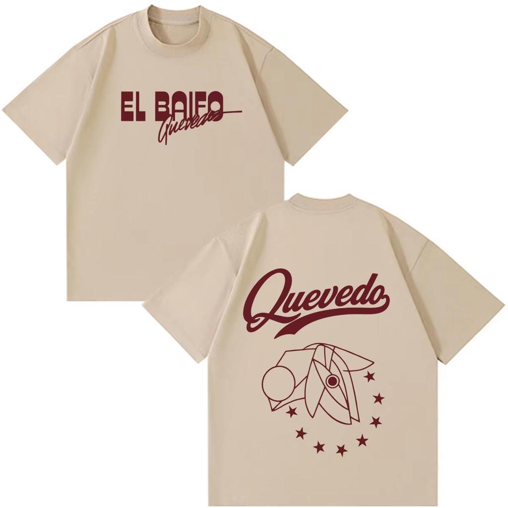 Quevedo El Baifo Album 2026 Tour H T Shirt Unisex Fashion Tshirt Summer Shortsleeved Casual Vintage Tshirts Top