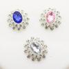 25x28mm Korean Alloy Rhinestone Acrylic Scarf Buckle Brooch