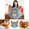 Tom And Jerry Cartoon Plush Cushion Pillow For Office Rest And Sleep