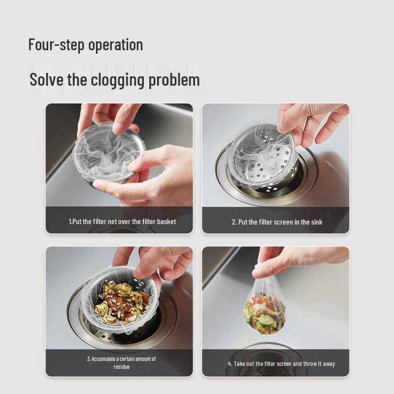 Disposable Kitchen Sink Drain Strainer Bags