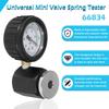 66834 Universal Mini Valve Spring Pressure Tester Gauge Double Scale Measuring Units , Measuring Range 0-700 Psi / 0-50 Kg-cm2