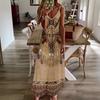 Women's European and American Cross-border New Women's Clothing Fashion Casual Printing Suspender Dress Long Dress Source Factory Hair
