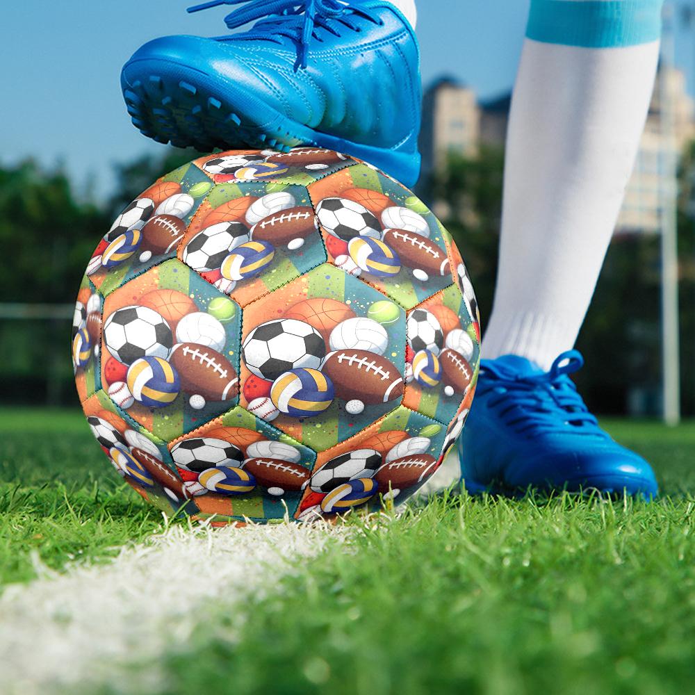 Ball Sports Theme Size 5 Soccer Ball, Suitable for Both Indoor and Outdoor Matches, a Gift Suitable for Everyone.