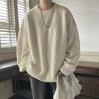 Herbst- und Winterpullover Herren Rundhalspullover Warmer und bequemer Pullover Herren und Damen