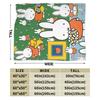 M-Miffys Cute Rabbit Blanket Cozy Soft  Throw Blankets for Bed 50x60 Inch Multiple Sizes Quilt
