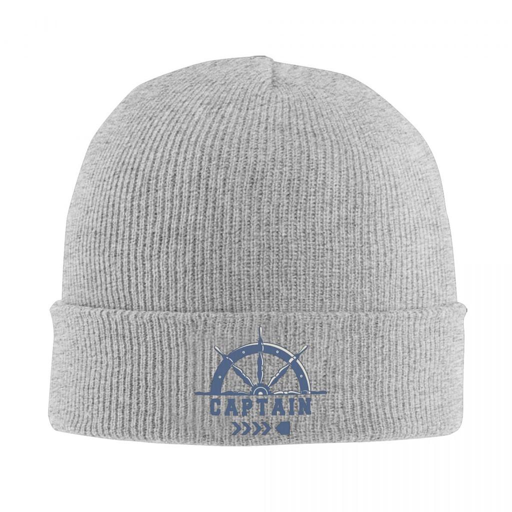 Captain Anchor Warm Knitted Cap Hip Hop Bonnet Hat Autumn Winter Outdoor Beanies Hats for Men Women Adult