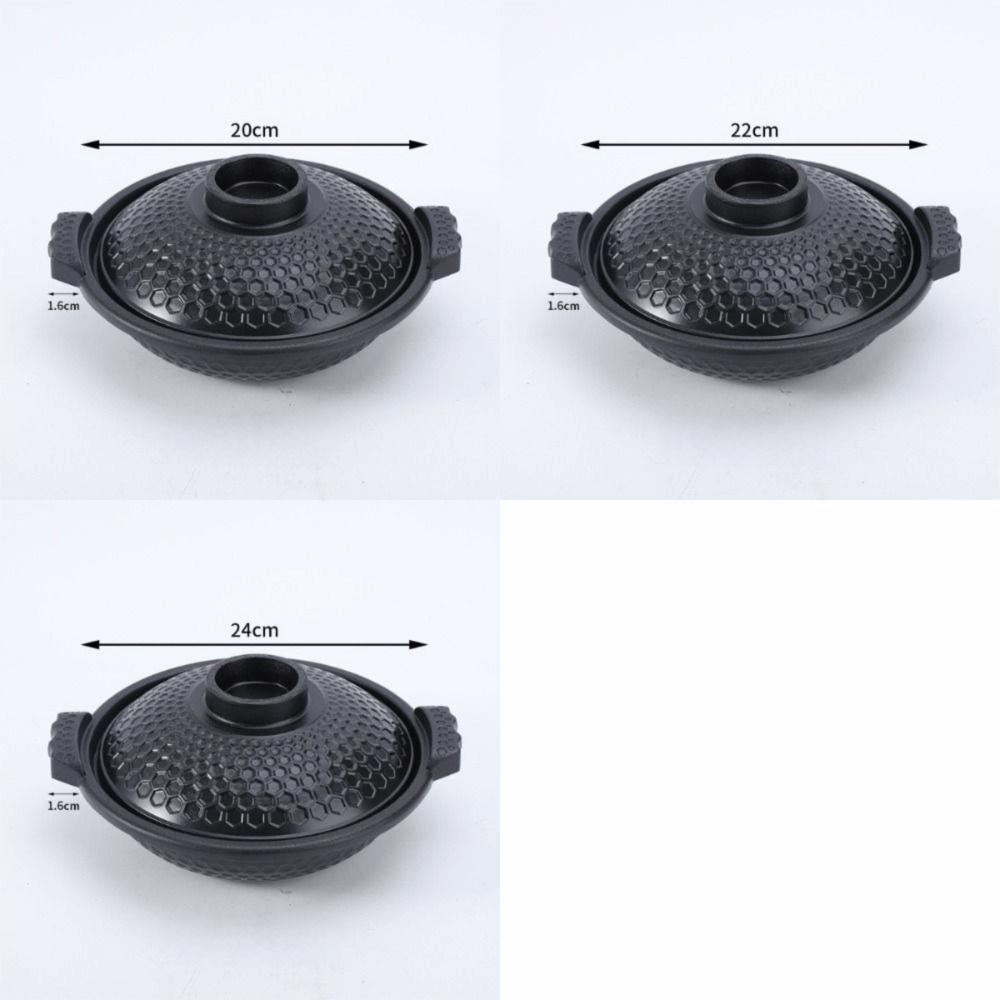 with Lid Casserole Stew Pot Non Stick Korean Stockpot Honeycomb Casserole Pot  Stone Bowl Rice