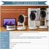 Portable Folding Fan 6000mAh USB Remote Control Air Cooler Silent Rechargeable Wireless Floor Standing Fan For Outdoor Home