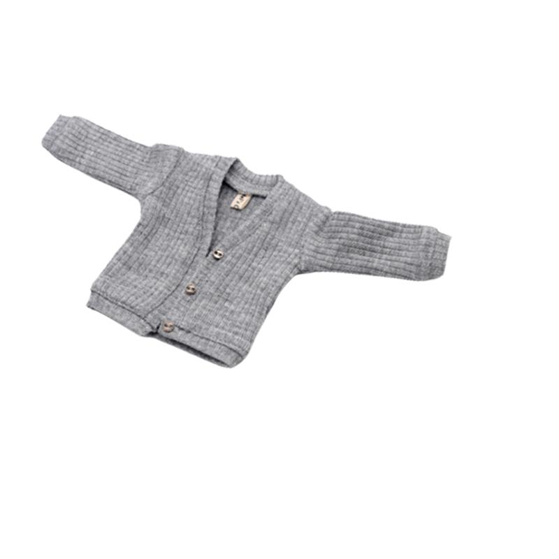 Clothes for doll Fashion multicolor cardigan short skirt  jeans fits Blyth Azone OB22 OB24 doll accessories