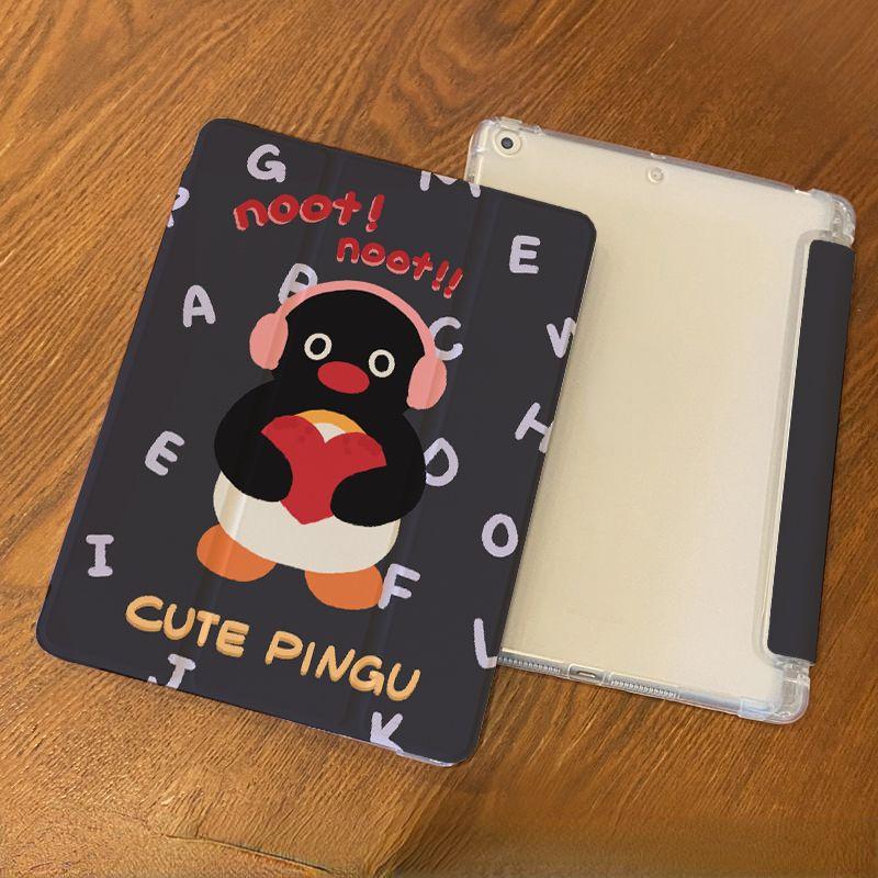 

Для iPad Air6 чехол с рисунком милого пингвина для iPad защитный чехол из ТПУ для iPad Air4 Air5 10,9 Air6 11 дюймов 13 дюймов mini6/5/4 с подставкой для карандашей iPad Air6（13）