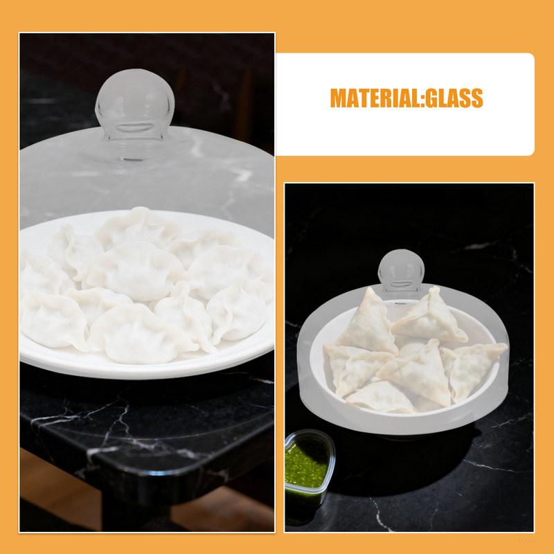 Microwave Glass Splatter Cover Clear Dome 10 Inch 6.9 Inch Tall Food-Grade Non Plastic Lid Splash-Proof Cooking Protective Cover